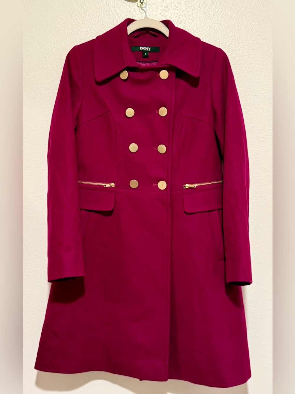 DKNY Berry Wool Coat